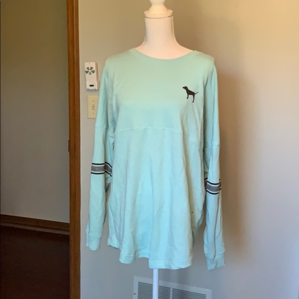 Teal Pink Sweater